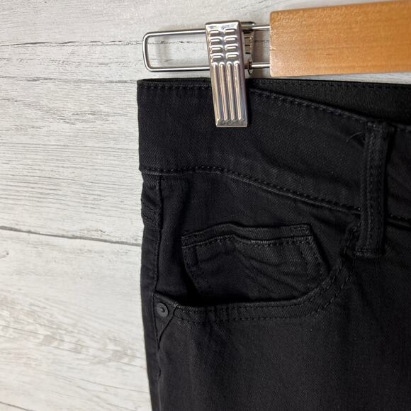 Democracy Jeans Womens Size 8 Black Ab Solution Cotton Blend Stretch Casual - Picture 7 of 16